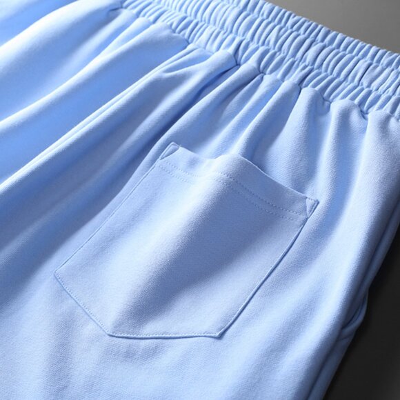 Casablanca Blue Graphic-Print Drawstring Athletic Shorts - Picture 6 of 8